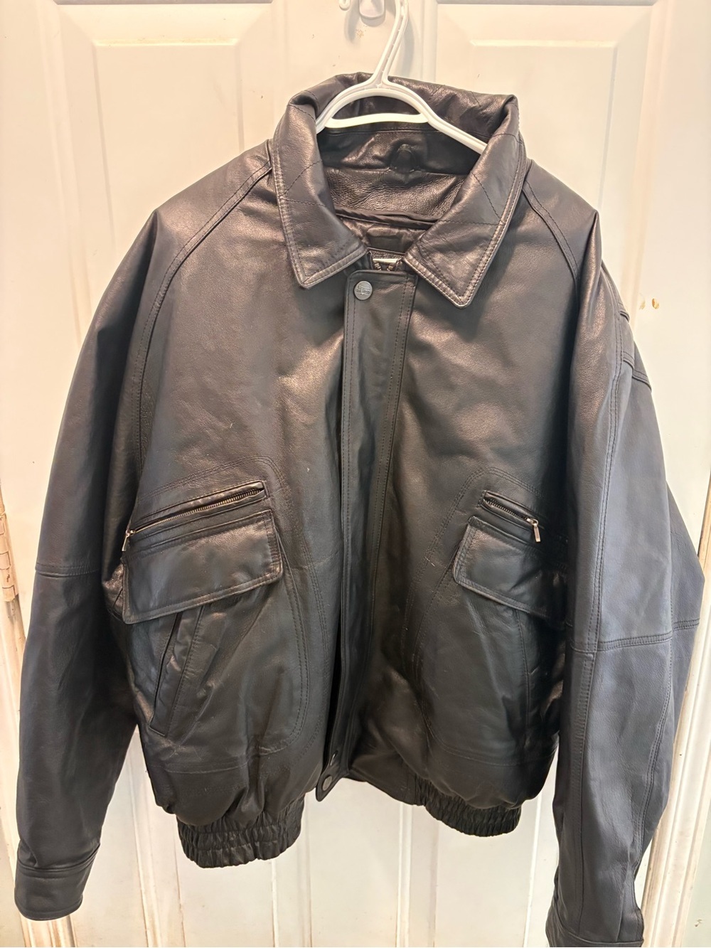 Vintage Great American Outerwear  Black leather jacket